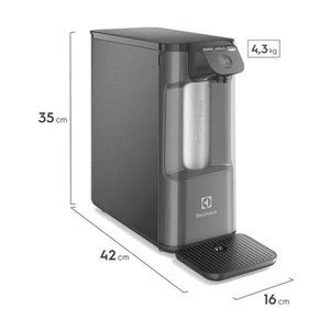Purificador de Água Electrolux Pure 4x Grafite PE12G - Bivolt