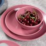 Pote Bowl Rosa Ceramica 550ml Color Tigela Rose 2un - 2