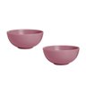 Pote Bowl Rosa Ceramica 550ml Color Tigela Rose 2un - 1