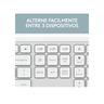 Teclado sem Fio Signature Slim K950 Branco Logitech - 2