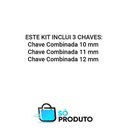Ver imagem 3 de Jogo 4 Chaves Combinada Tramontina 20 a 23 mm Aço Cromado