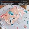 Jogo Lençol Infantil Solteiro Bouti 2 Peças 200 Fios Estampado Toque Seda:gatinha - 2