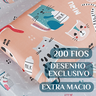 Jogo Lençol Infantil Solteiro Bouti 2 Peças 200 Fios Estampado Toque Seda:gatinha - 3