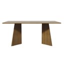 Ver imagem 2 de Mesa de Jantar Retangular com Tampo de Madeira Rustic-crema 5388 Madesa Rustic-crema