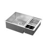 Cuba Dupla Docol Bistrô 60x40 90021127016 com Canal Equipado Inox Escovado Inox Escovado 90021127016 - 1