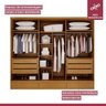 Roupeiro 6 Portas 100%mdf Urbano Josandro Damasco Texturizado - 3