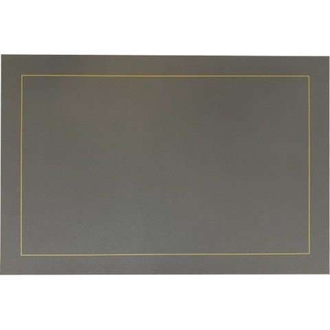 Jogo 4 Americano Classic Pu 45x30cm Chumbo