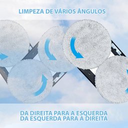Robo Inteligente Limpador Vidro Reservatorio Controle Limpa Janela Azulejo Vidraça Vitrine Box Espel - 3