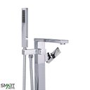 Ver mais imagens de Misturador Monocomando de Piso para Banheira Smart Norte Cromado