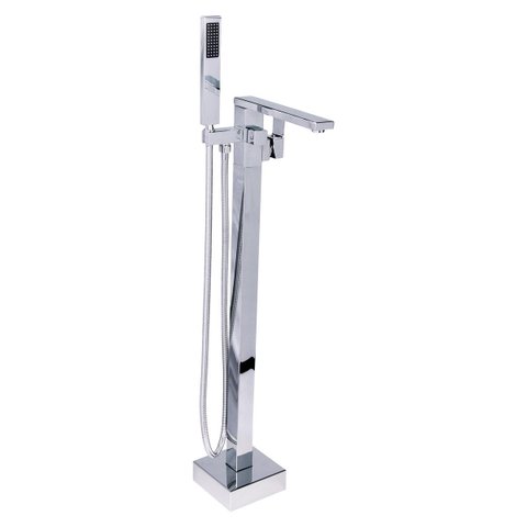 Misturador Monocomando de Piso para Banheira Smart Norte Cromado