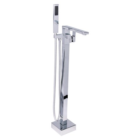 Misturador Monocomando de Piso para Banheira Smart Norte Cromado