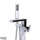 Ver imagem 3 de Misturador Monocomando de Piso para Banheira Smart Norte Cromado