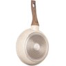 Frigideira de Alumínio Ceramica Antiaderente 26Cm Fundo Triplo Indução Mimo Style Linha Mármol Cook - 4