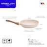Frigideira de Alumínio Ceramica Antiaderente 26Cm Fundo Triplo Indução Mimo Style Linha Mármol Cook - 7