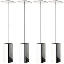Ver imagem 1 de Kit 4 Pendentes Luminária Quadrado Industrial Inox F.elg