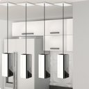 Ver imagem 2 de Kit 4 Pendentes Luminária Quadrado Industrial Inox F.elg