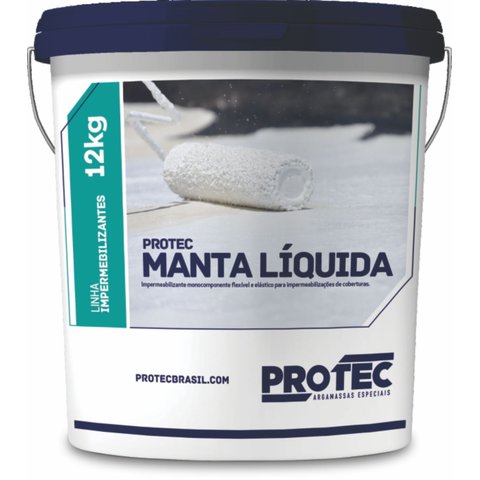 Manta Líquida Impermeabilizante - 12kg - Cor Branca - Protec