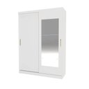 Ver imagem 2 de Guarda-Roupa 2 Portas com Espelho Araçá CabeCasa MadeiraOriginals Branco