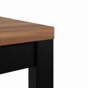 Ver mais imagens de Mesa Cozinha e Refeitório 90cm x 90cm Pés Metal com 4 Cadeiras de Jantar Dalla Costa 100% MDF Casa
