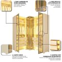Ver imagem 7 de Guarda-roupa Modulado Reflecta 5 Portas 240cm X 180,6cm Mod 018 100% Mdf Innova