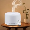 Ver imagem 1 de Aromatizador Umidificador Difusor Eletrônico Ambiente Desing Minimalista Luz de Led Rgb 500ml