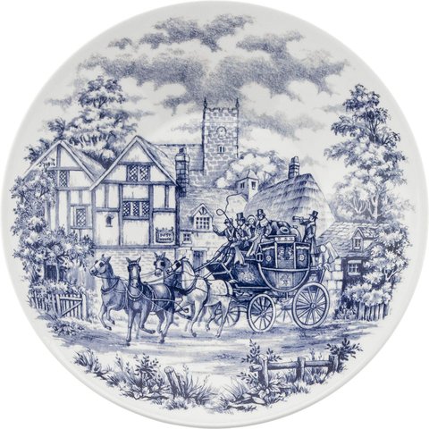 Kit 8 Pratos Fundos Biona Cena Inglesa Oxford® Cerâmica 22cm