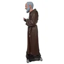 Ver imagem 4 de Imagem de São Padre Pio de Borracha Inquebrável - 38 cm