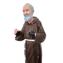 Ver imagem 3 de Imagem de São Padre Pio de Borracha Inquebrável - 38 cm