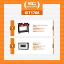 Ver imagem 2 de Fogão Industrial Vermelho com Forno Branco 2 Bocas Duplas Bravo BR2BF - Venâncio