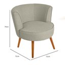 Ver imagem 3 de Kit 2 Poltronas Luna em Madeira de Eucalipto Movellu Home