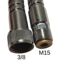 Ver imagem 2 de Flexível Monocomando 1,50m Cromado 3/8 X M15 - 4603120