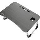 Ver imagem 3 de Mesa para Notebook Portátil Fortrek Lapdesk com Gaveta Embutida Preto [f002]