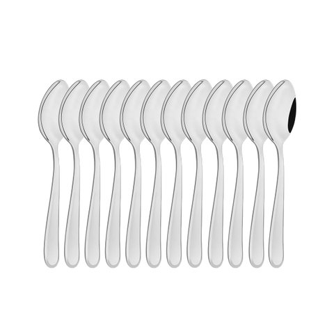 Conjunto 12 Colheres para Sobremesa Angra Talheres Tramontina em Aço Inox