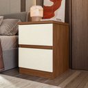 Ver imagem 2 de Mesa de Cabeceira Bari 02 Gavetas Jatoba Areia Santos Andirá