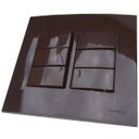 Ver imagem 1 de Conjunto 4x4" Linha Sleek Marrom Alto Brilho