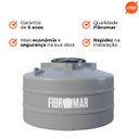 Ver imagem 5 de Cisterna 2.500 Litros Cinza Polietileno Fibromar