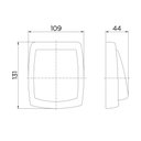 Ver imagem 2 de Acabamento para Válvula de Descarga Salvágua Box - Docol Branco