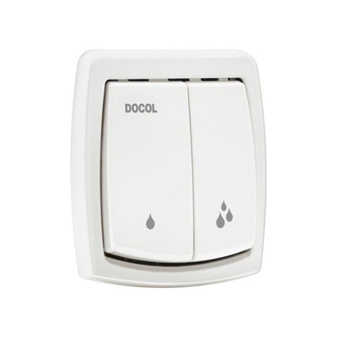 Acabamento para Válvula de Descarga Salvágua Box - Docol Branco