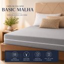 Ver imagem 2 de Capa de Colchão Solteiro Basic Malha 100% Poliéster 88x188x20cm Bene Casa Sortidos
