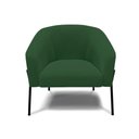 Ver imagem 3 de Cadeira Sala de Jantar Pé de Ferro Preto Kit 2 Stella Veludo D03 - D'Rossi Cor Verde