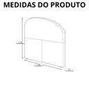 Ver imagem 6 de Cabeceira de Cama Box Estofada 120 Cm Viúva Decoração Serena Organico Curva Boucle