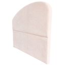 Ver imagem 4 de Cabeceira de Cama Box Estofada 120 Cm Viúva Decoração Serena Organico Curva Boucle