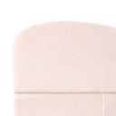 Ver imagem 2 de Cabeceira de Cama Box Estofada 120 Cm Viúva Decoração Serena Organico Curva Boucle