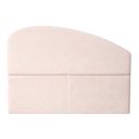 Ver imagem 3 de Cabeceira de Cama Box Estofada 120 Cm Viúva Decoração Serena Organico Curva Boucle