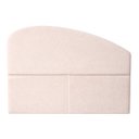 Ver imagem 3 de Cabeceira de Cama Box Estofada 120 Cm Viúva Decoração Serena Organico Curva Boucle