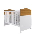 Ver imagem 2 de Berço Americano 2 em 1 100% MDF para Colchão 130x70cm com Rodízios Multimóveis Crper-BER001 Bco/Mad