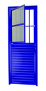 Ver imagem 1 de Porta de Sala Alumínio 80 Dir. L25 V.Boreal Azul Brimak