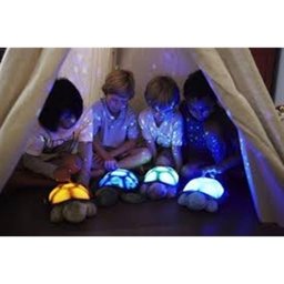 Abajur Tartaruga de Pelucia Musical Luminaria Infantil com Projetor de Estrelas Som e Luz Led Menino - 2