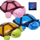 Ver imagem 3 de Abajur Tartaruga de Pelucia Musical Luminaria Infantil com Projetor de Estrelas Som e Luz Led Menino