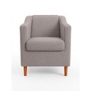 Ver imagem 2 de Kit com 2 Poltronas Reforçada e Confortável Tilla Linho